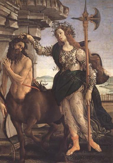 Sandro Botticelli Pallas and the Centaur oil painting picture